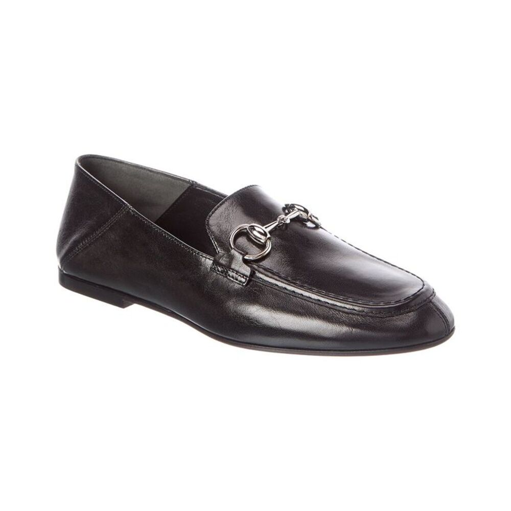 Gucci Jordaan Leather Loafer, Black
